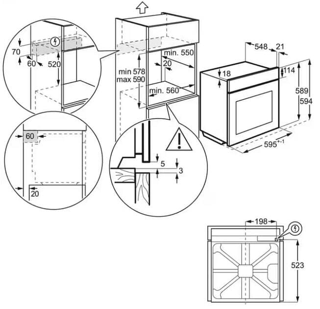 Духовой шкаф Electrolux EOE8P39WX