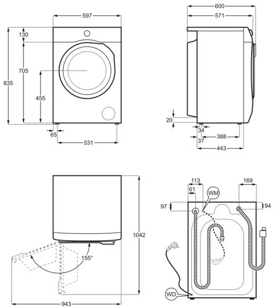 Пральна машина з сушкою Electrolux EW7W4492U
