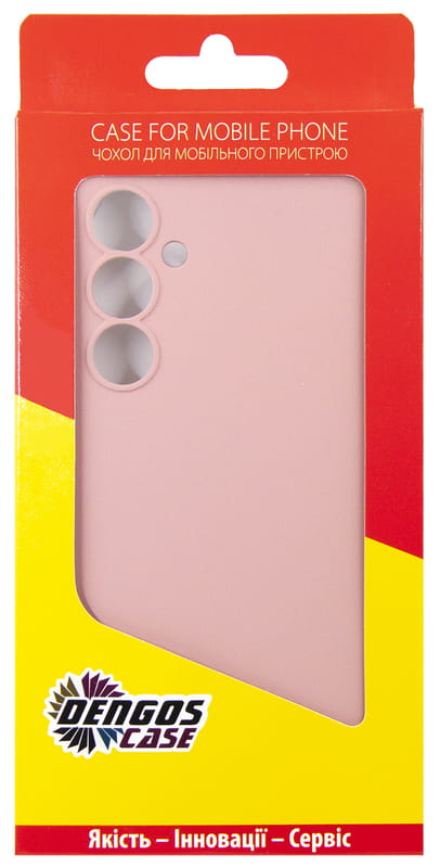 Чeхол-накладка Dengos Soft для Samsung Galaxy A55 SM-A556 Pink (DG-TPU-SOFT-57)