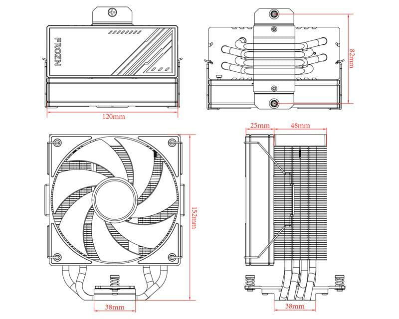 Кулер процессорный ID-Cooling Frozn A410 Black