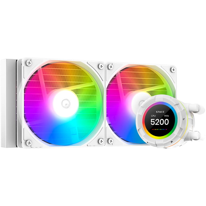 Система водяного охолодження ID-Cooling Space LCD SL240 XE White