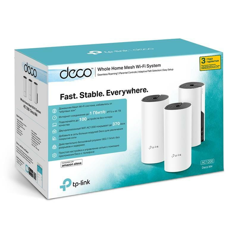 WiFi Mesh-система TP-Link DECO M4(3-pack)