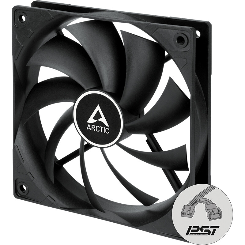 Вентилятор Arctic F12 PWM PST Black (ACFAN00200A)