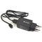 Фото - Сетевое зарядное устройство PowerPlant W-280 (1xUSB 2A) Black (SC230037) + кабель microUSB | click.ua