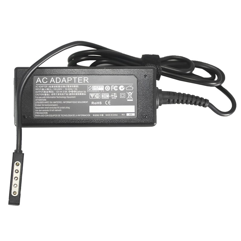 Блок живлення PowerPlant для планшетів Microsoft 220V, 12V 45W 3.6A, 5pin (MI43ASPE)