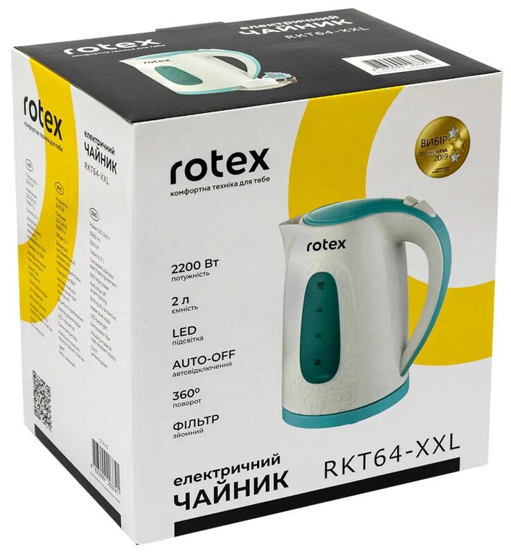 Электрочайник Rotex RKT64-XXL