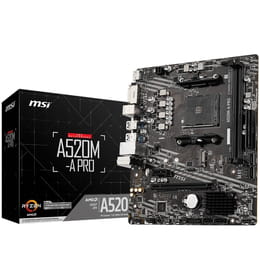Материнська плата MSI A520M-A Pro Socket AM4