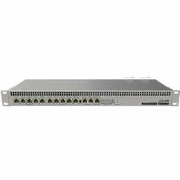 Маршрутизатор MikroTik RB1100AHx4 (RB1100x4) (13xGE, 4x1,4GHz/1Gb, ARM 32Bit, PoE In)