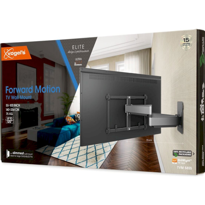 Кронштейн Vogels TVM 5855 Black (VESA600х400)