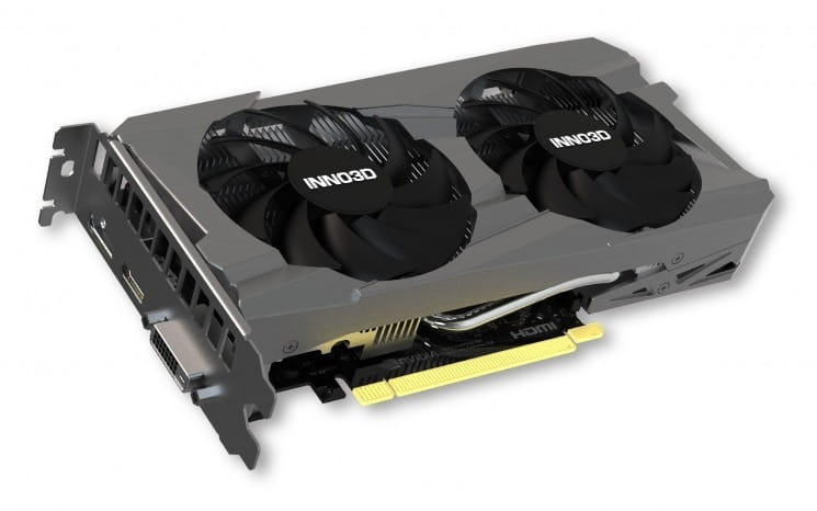 Вiдеокарта GF RTX 3050 8GB GDDR6 Twin X2 Inno3D (N30502-08D6-1711VA41)