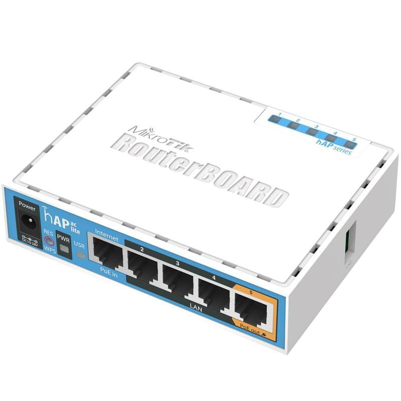 Бездротовий маршрутизатор Mikrotik hAP AC Lite (RB952UI-5AC2ND)
