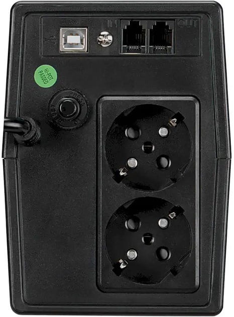 ИБП FSP iFP800, 800VA/480W, LCD, USB, 2xSchuko (PPF4802003)