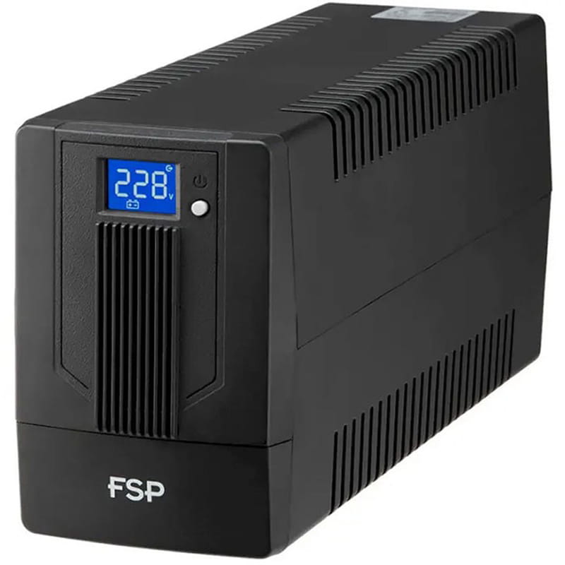 ИБП FSP iFP800, 800VA/480W, LCD, USB, 2xSchuko (PPF4802003)