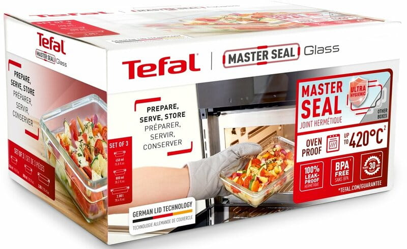 Набор контейнеров Tefal Master Seal 3 шт (N1050910)