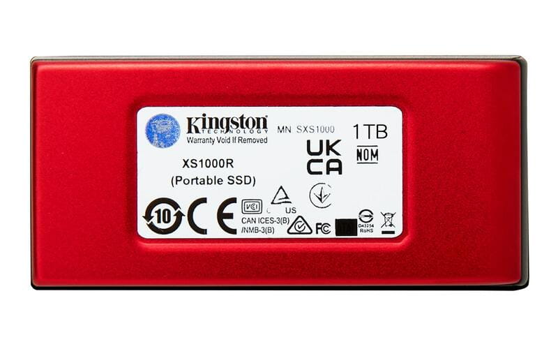 Накопичувач зовнішній SSD Portable 1ТB Kingston SXS1000 Red (SXS1000R/1000G)