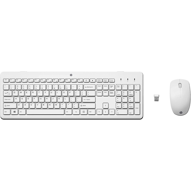 Комплект (клавіатура, миша) бездротовий НР 230 WL White (3L1F0AA)