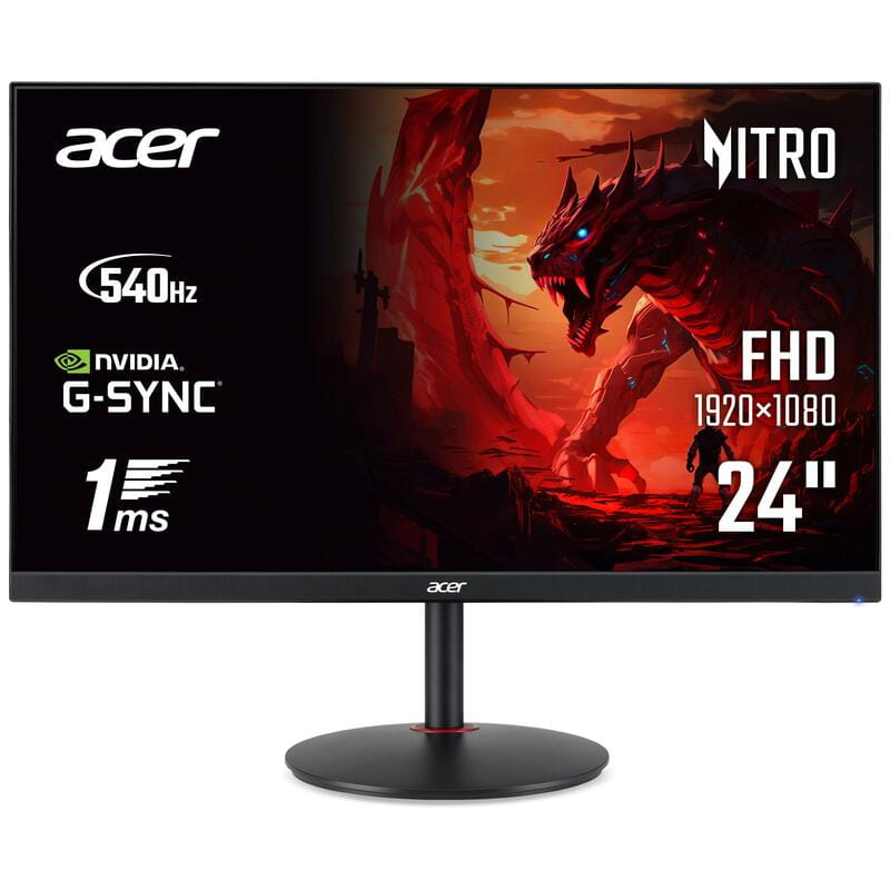 Монитор Acer 24.1" Acer Nitro XV242Fbmiiprx (UM.FX2EE.F01) TN Black 540Hz