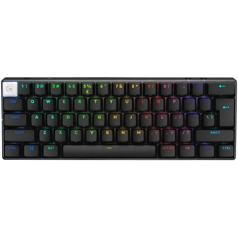 Клавiатура бездротова Logitech G PRO X 60 TKL GX Optical Tactile Black (920-011911)