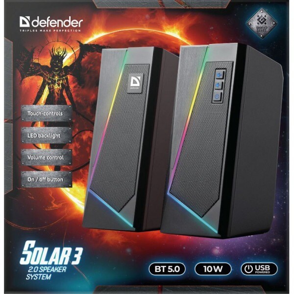 Акустическая система Defender Solar 3 Black (65103)