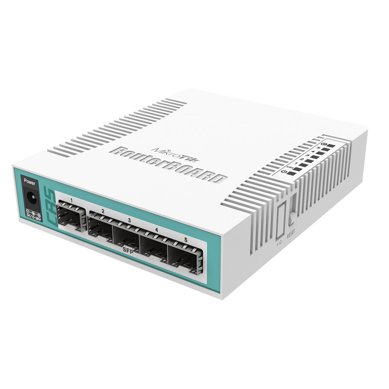 Комутатор MikroTik CRS106-1C-5S
