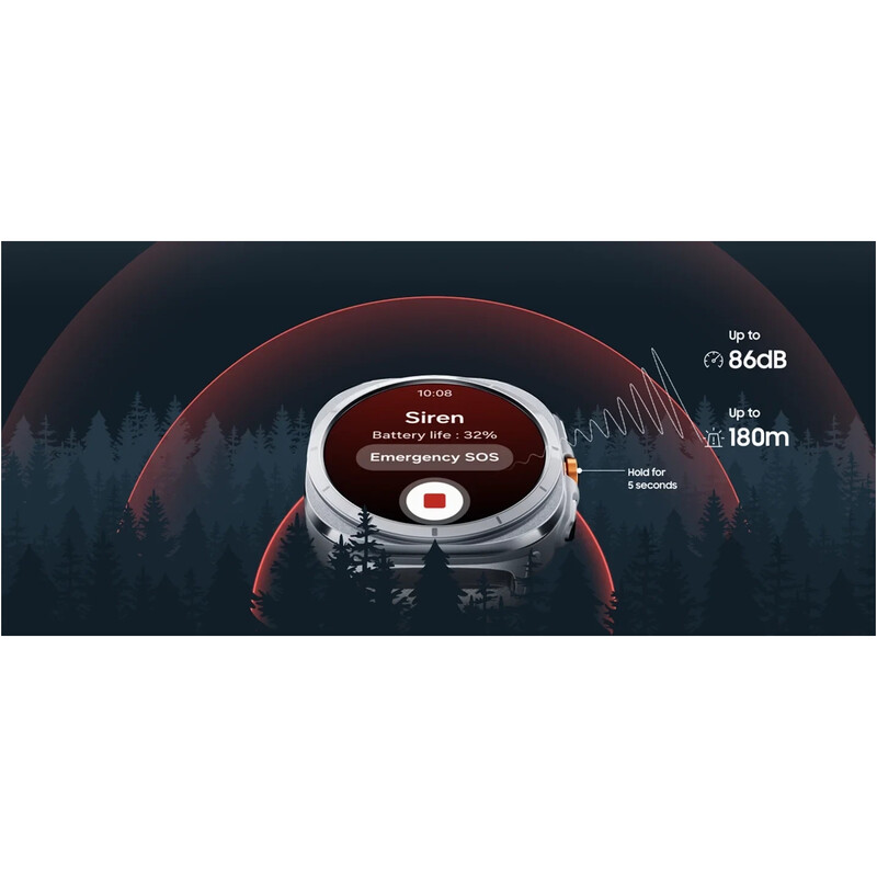 Смарт-годинник Samsung Galaxy Watch Ultra eSIM Titanium White (SM-L705FZWASEK)