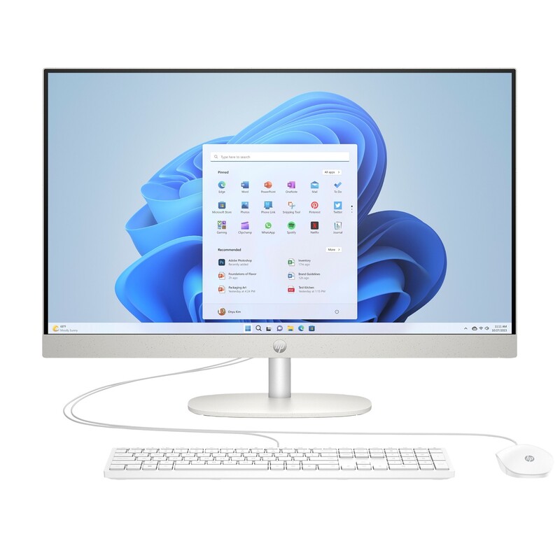 Моноблок HP All-in-One 27-cr0029ua (A1QX9EA) Shell White