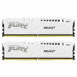 Модуль пам`ятi DDR5 2х16GB/6400 Kingston Fury Beast White (KF564C32BWEK2-32)
