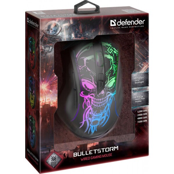 Миша Defender Bulletstorm GM-928 Black (52928)