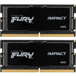 Модуль пам`ятi SO-DIMM DDR5 2x64GB/4800 Kingston Fury Impact (KF548S38IBK2-64)
