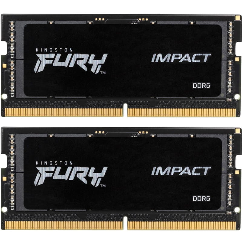 Модуль пам`ятi SO-DIMM DDR5 2x64GB/4800 Kingston Fury Impact (KF548S38IBK2-64)