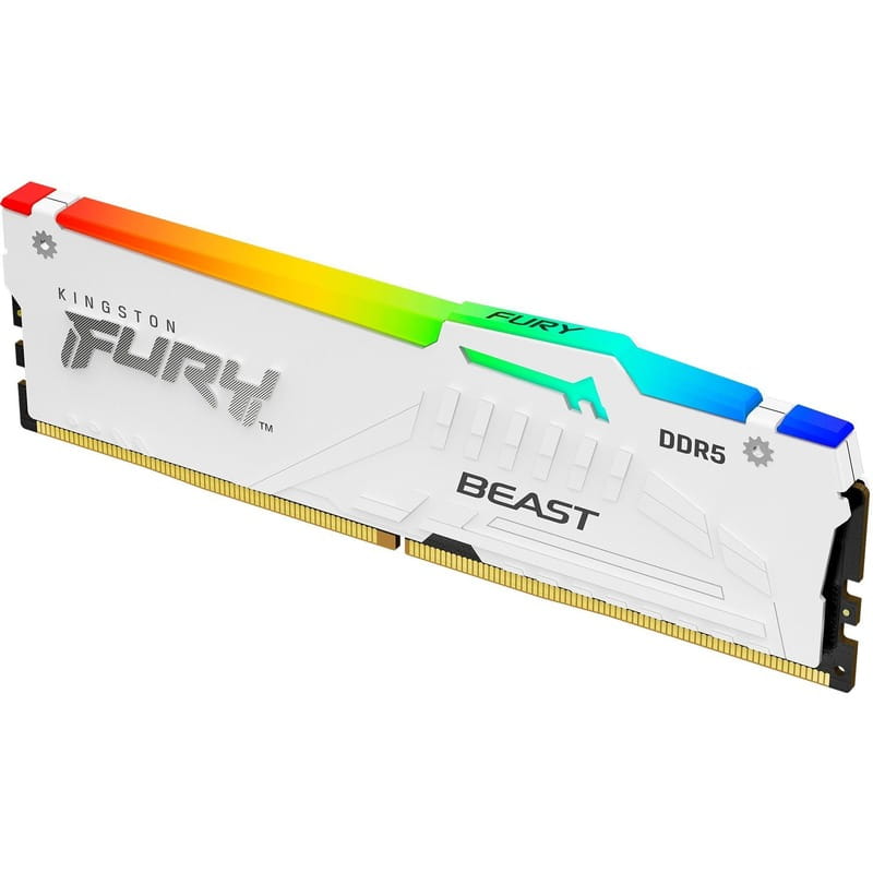 Модуль памяти DDR5 32GB/6000 Kingston Fury Beast RGB EXPO White (KF560C36BWEA-32)