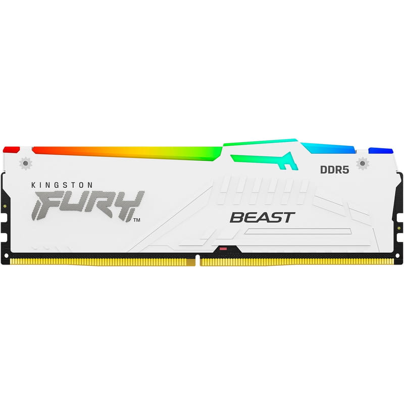 Модуль памяти DDR5 32GB/6000 Kingston Fury Beast RGB EXPO White (KF560C36BWEA-32)