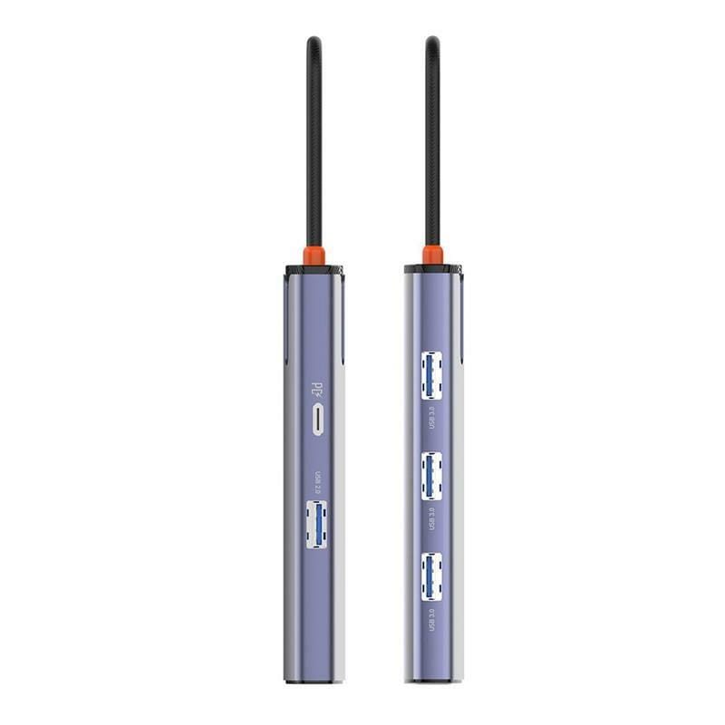 Док-станция СolorWay USB-C 6-в-1 Type C PD 100W/USB3.0х3/USB2.0/RJ45 (CW-HUB03)