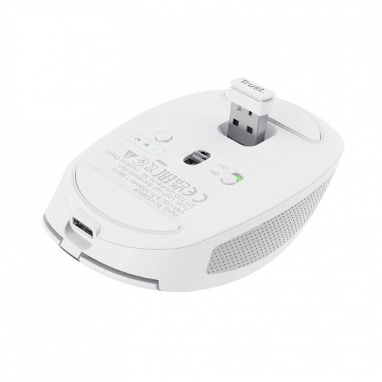 Миша бездротова Trust Ozaa Compact White (24933)
