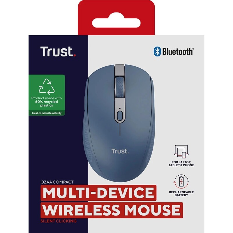 Миша бездротова Trust Ozaa Compact Blue (24934)