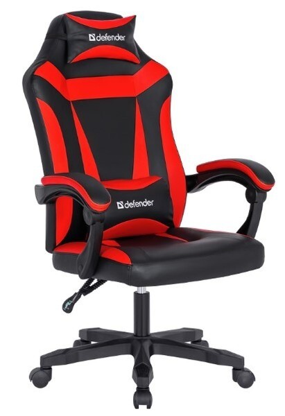 Крісло для геймерів Defender Master Black/Red (64359)
