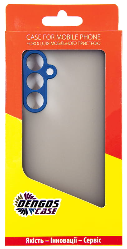 Чохол-накладка Dengos Matt для Samsung Galaxy A55 5G Blue (DG-TPU-MATT-143)
