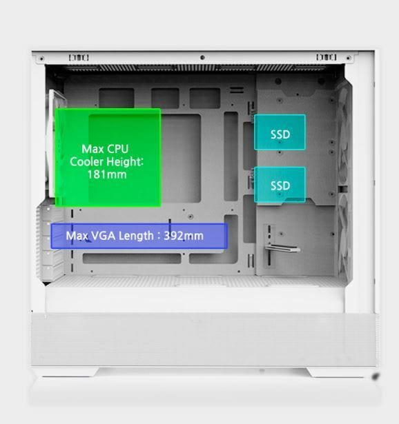 Корпус Zalman P30 Air White без БП