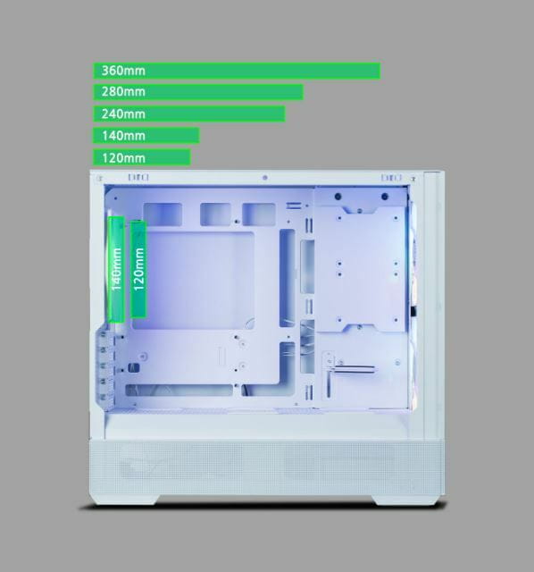 Корпус Zalman P30 Air White без БП