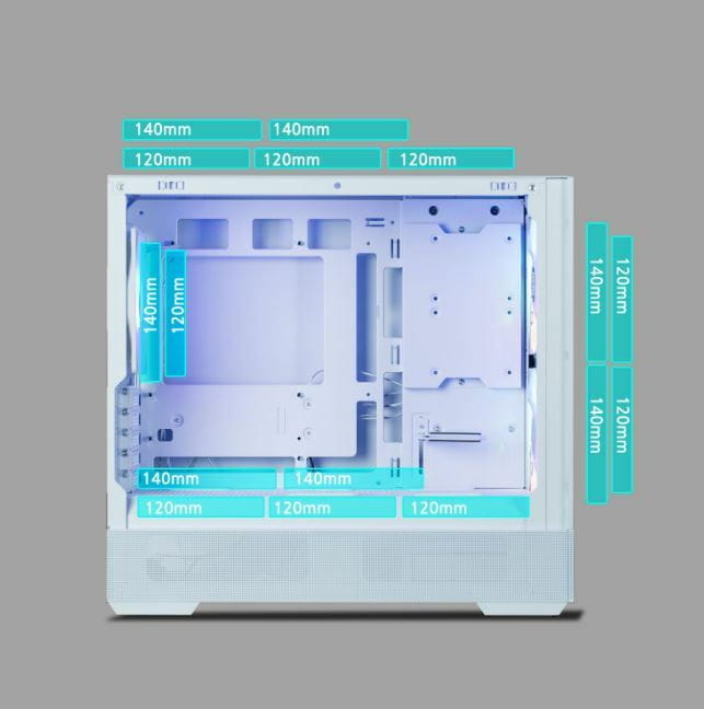 Корпус Zalman P30 Air White без БП