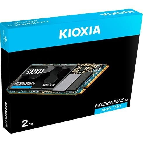 Накопичувач SSD 2TB Kioxia Exceria Plus G2 M.2 2280 PCIe 3.0 x4 TLC (LRD20Z002TG8)