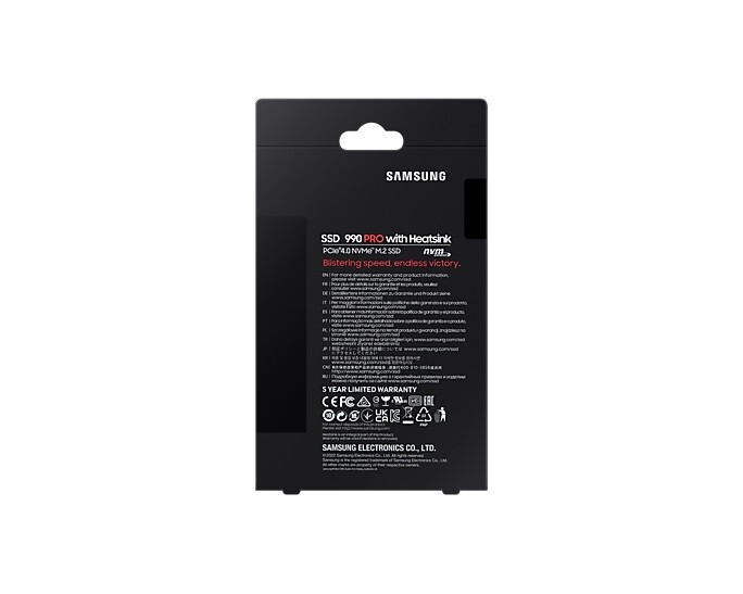 Накопичувач SSD 2TB Samsung 990 PRO M.2 PCIe 4.0 x4 V-NAND TLC (MZ-V9P2T0CW)