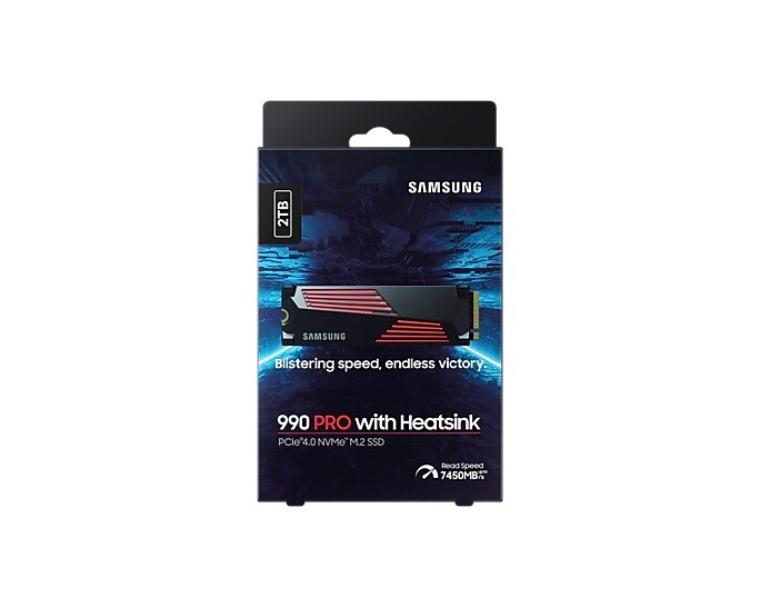 Накопичувач SSD 2TB Samsung 990 PRO M.2 PCIe 4.0 x4 V-NAND TLC (MZ-V9P2T0CW)