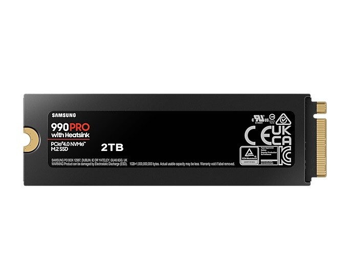 Накопичувач SSD 2TB Samsung 990 PRO M.2 PCIe 4.0 x4 V-NAND TLC (MZ-V9P2T0CW)