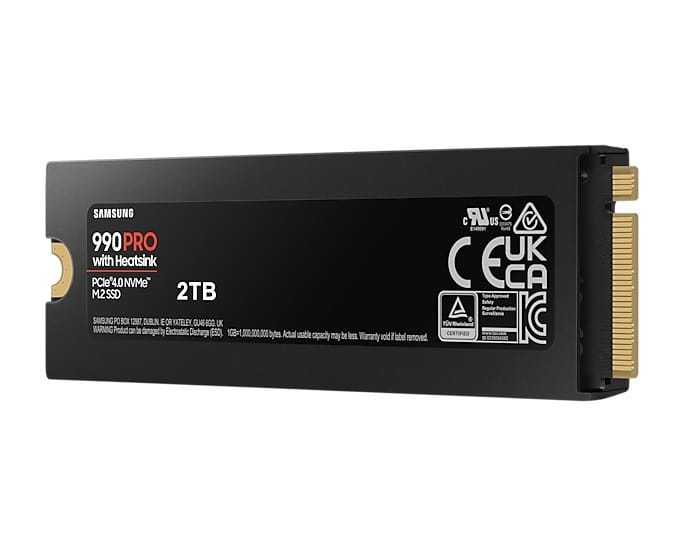 Накопичувач SSD 2TB Samsung 990 PRO M.2 PCIe 4.0 x4 V-NAND TLC (MZ-V9P2T0CW)