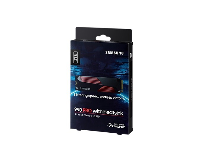 Накопичувач SSD 2TB Samsung 990 PRO M.2 PCIe 4.0 x4 V-NAND TLC (MZ-V9P2T0CW)