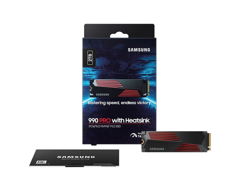Накопичувач SSD 2TB Samsung 990 PRO M.2 PCIe 4.0 x4 V-NAND TLC (MZ-V9P2T0CW)
