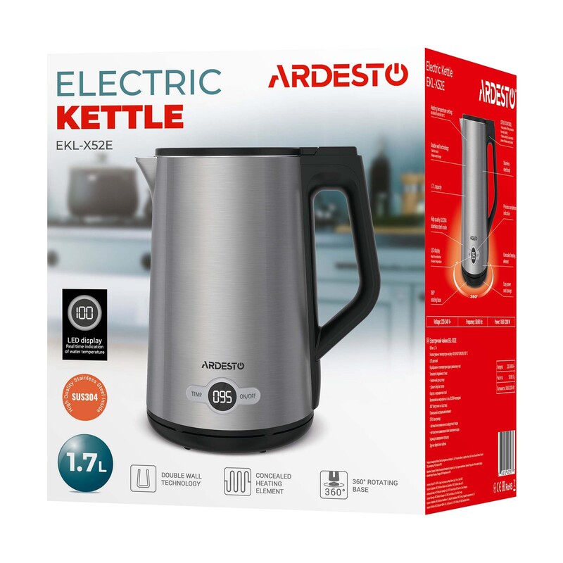 Электрочайник Ardesto EKL-X52E