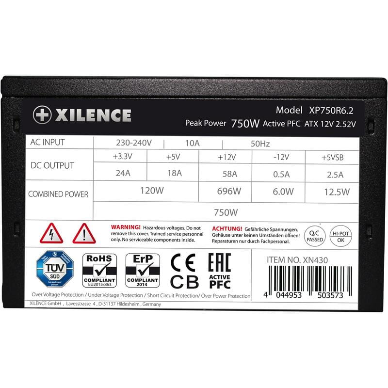 Блок живлення Xilence Performance C+ (XP750R6.2) 750W