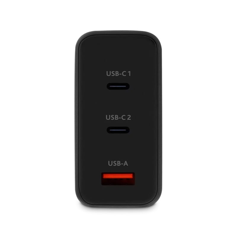 Мережевий зарядний пристрій Ttec SmartCharger Trio GAN 2хUSB-C/USB-A /120Вт Black (2SCG04S)